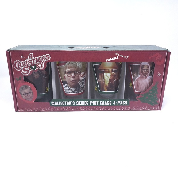 A Christmas Story Other - A Christmas Story Collectors Pink Glass Set